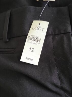 LOFT Black Women's Pants Size 12 - Classic Workwear